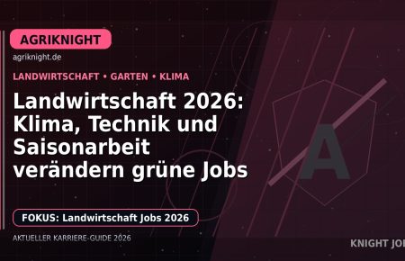 Landwirtschaft 2026: Klima, Technik und Saisonarbeit verändern grüne Jobs: Der Karriere-Guide für Landwirtschaft und Garten
