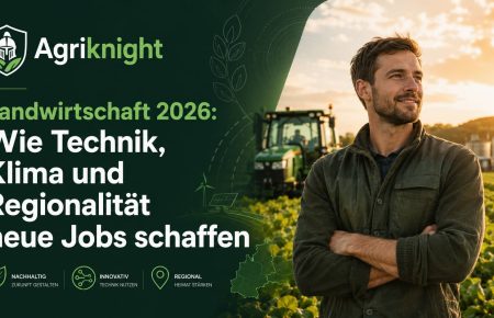Landwirtschaft 2026: Zwischen Wetterrisiko, Betriebsgröße und digitaler Praxis entstehen neue Berufsbilder
